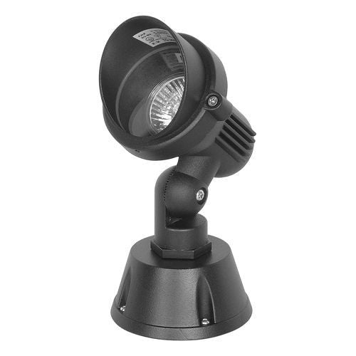 Bedlampe Prit 18x10x15 cm GU10 Sort IP54