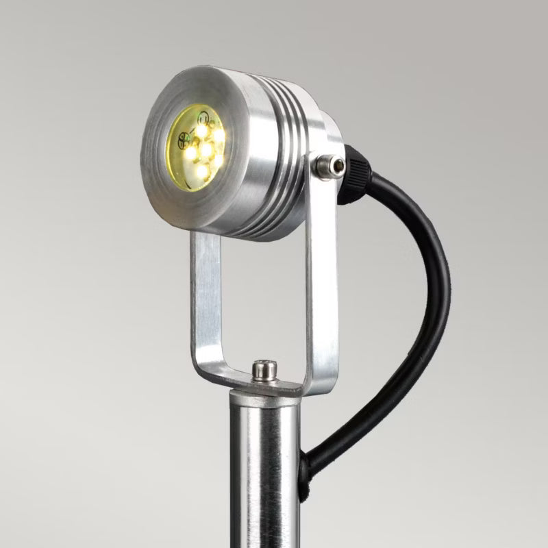 Bedlampe Spennymoor 9x6 cm LED IP54 Grå