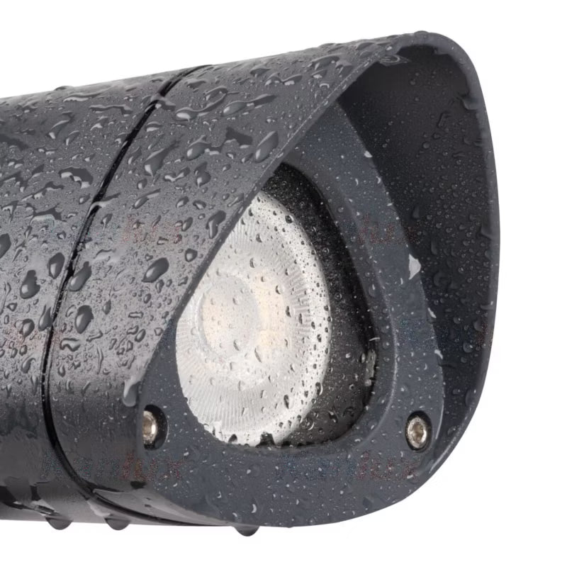 Bedlampe med Spyd Vora 29,4x17,9 cm Grafit IP44