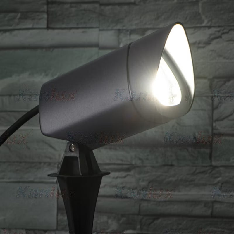 Bedlampe med Spyd Vora 29,4x17,9 cm Grafit IP44