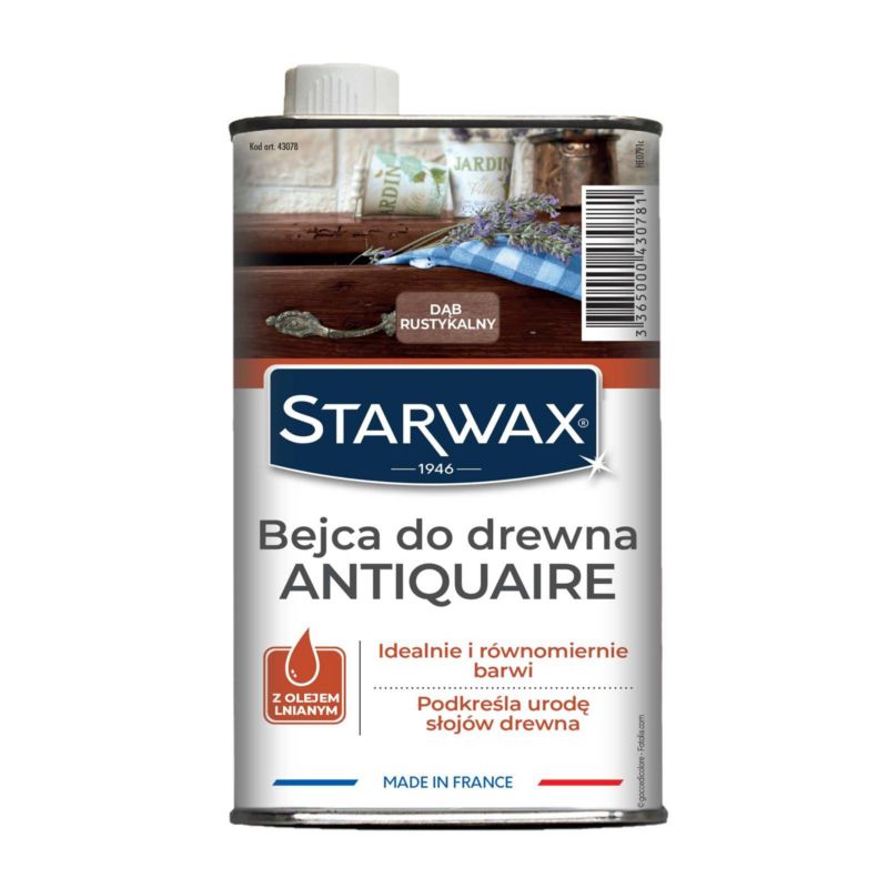 Starwax bejdse til råtræ i rustik eg, 0,5 l