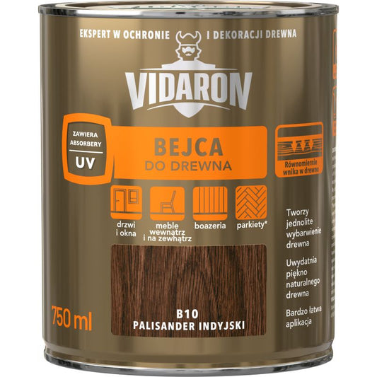 Vidaron bejdse til træ i farven indisk palisander 0,75 l