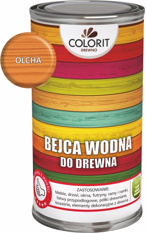 Vandbaseret bejdse Colorit træ el 0,5 l