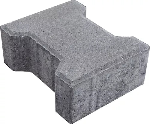 Belægningssten 8x16x20 cm Grå