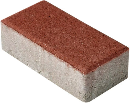Belægningssten Rektangulær 10x20x4 cm Rød
