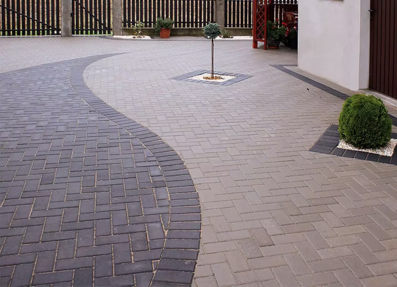 Belægningssten Rektangulær 6 cm Grafit