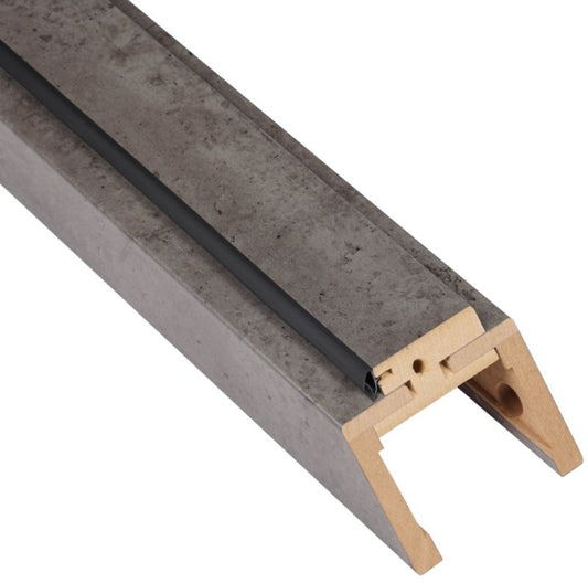 Justerbar karmbjælke 140-180 mm mørk beton 90 cm