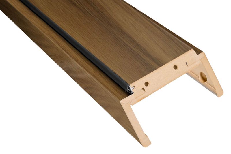 Justerbar karmbjælke 80-100 mm 70 valnød premium