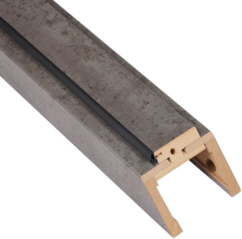 Dørkarmbøjle Justerbar 80-100 mm Mørk Beton 90 cm