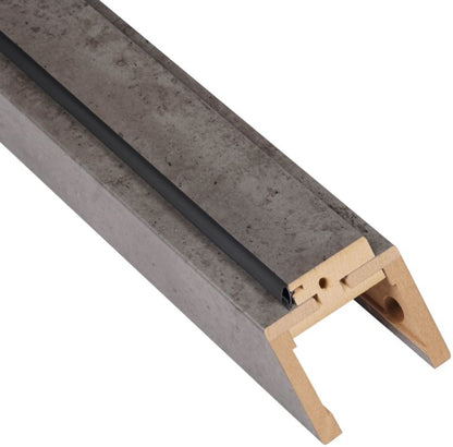Dørkarmbøjle Justerbar 80-100 mm Mørk Beton 90 cm