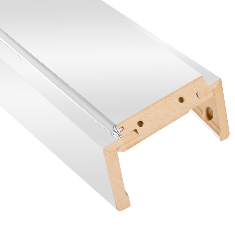 Regulerbar karmbjælke Fortia 80-100 mm 8 cm 90 grader 70 hvid premium