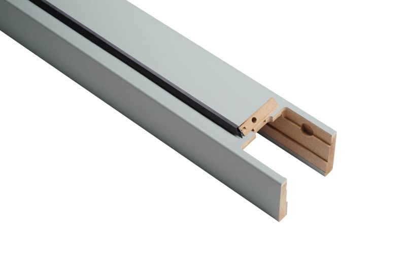 Justerbar karmbjælke PerfectDoor 100-140 mm 80 salvie premium mat