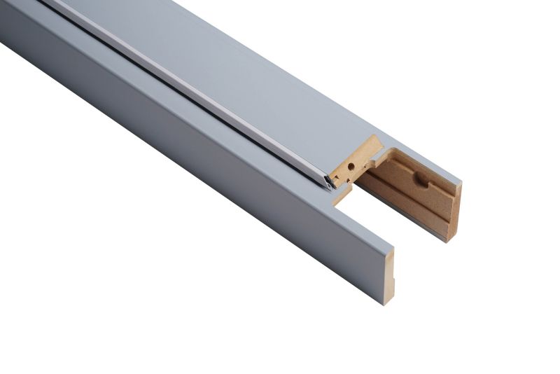 Justerbar karmbjælke PerfectDoor 100-140 mm 80 grå premium mat