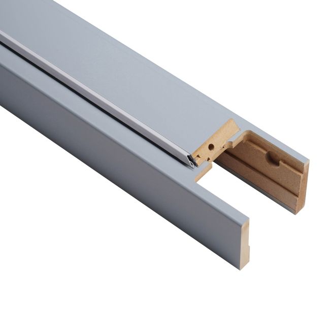 Justerbar karmbjælke PerfectDoor 80-100 mm 70 grå premium mat