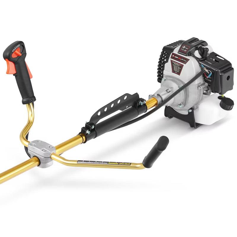 Benzin Buskrydder 5,2 HK 150 cm Sort og Gul