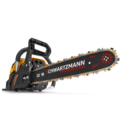 Benzin Motorsav 5,8 HK 54 cc med Sværd 16" og 18"