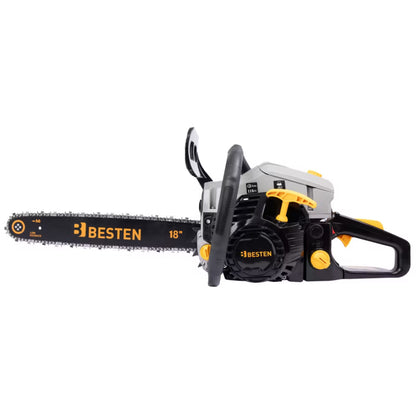 Benzin Motorsav BE-2865 2,8 kW 58 cm³ med 2 Sværd 16/18"