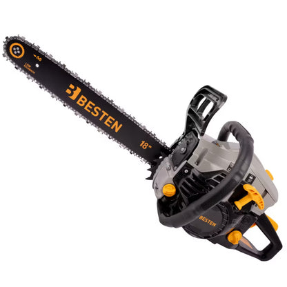 Benzin Motorsav BE-2865 2,8 kW 58 cm³ med 2 Sværd 16/18"
