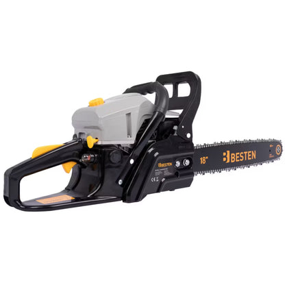Benzin Motorsav BE-2865 2,8 kW 58 cm³ med 2 Sværd 16/18"