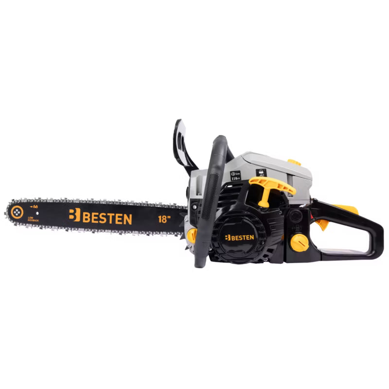 Benzin Motorsav BE-2865 2,8 kW 58 cm³ med 2 Sværd 16/18"