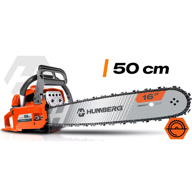 Benzin Motorsav HM-661 58 cm³ 2,3 kW