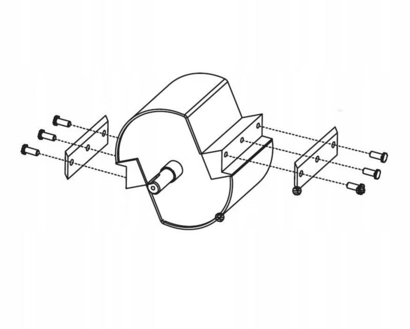 Benzindrevet Flishugger RDR100 6,5 HK 10 cm OO-OTHRDR100