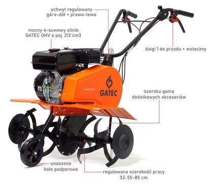Benzindrevet Havefræser GT 160 GS R210 33-85 cm