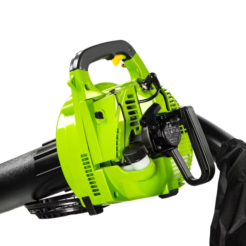 Benzindrevet Løvsuger FZF 6025-B 3-i-1 40 Liter Grøn