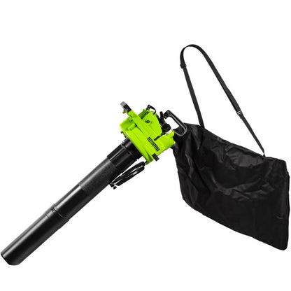 Benzindrevet Løvsuger FZF 6025-B 3-i-1 40 Liter Grøn