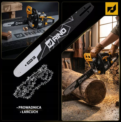 Benzindrevet Motorsav 52 cc 45 cm | RINO SAW20P