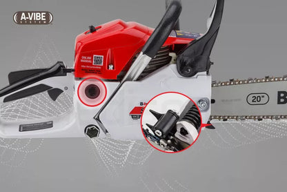 Benzindrevet Motorsav 65 cc 5,7 HK BMR-CS57