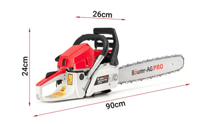 Benzindrevet Motorsav 65 cc 5,7 HK BMR-CS57