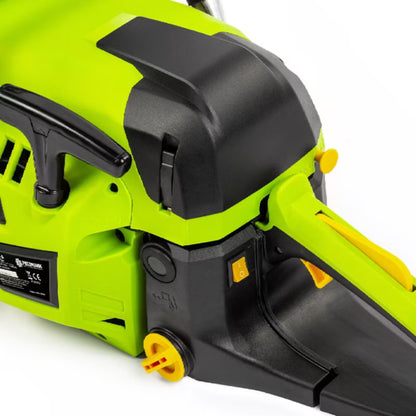 Benzindrevet Motorsav FZP 45016-B 40 cm Grøn og Sort