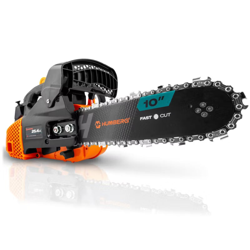 Benzindrevet Motorsav HM-663 10" med Sværd og Kæder