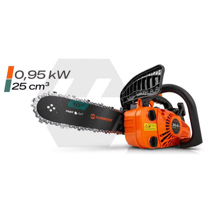 Benzindrevet Motorsav HM-663 10" med Sværd og Kæder