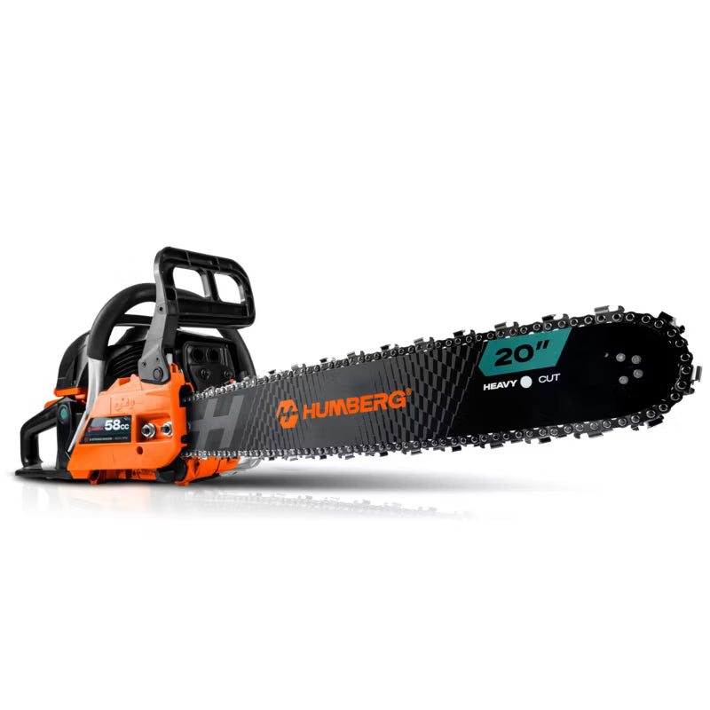 Benzinmotorsav HM-662 58 cm³ 2,3 kW med Sværd 16" og 20"