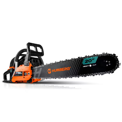 Benzinmotorsav HM-662 58 cm³ 2,3 kW med Sværd 16" og 20"