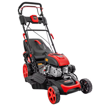 Benzinplæneklipper 51 cm med El-start 196cc 60 Liter