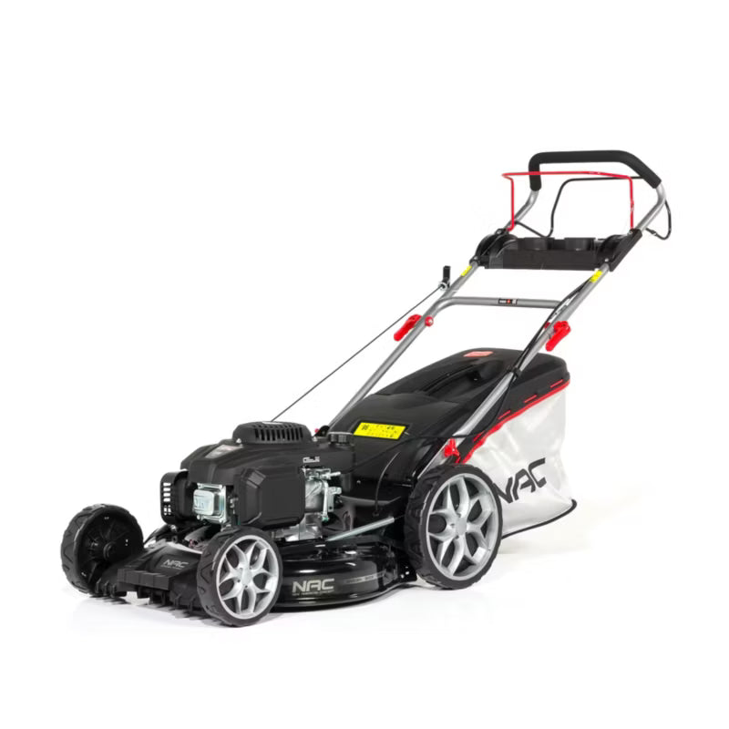 Benzinplæneklipper 51 cm med Træk Loncin