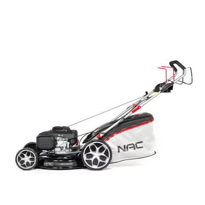 Benzinplæneklipper 51 cm med Træk Loncin