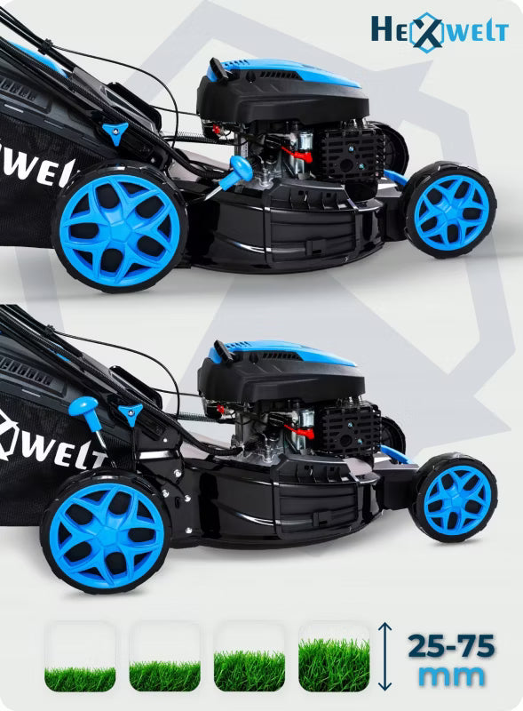 Benzinplæneklipper 53 cm med El-start HW-KS-224