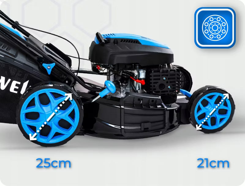 Benzinplæneklipper 53 cm med El-start HW-KS-224