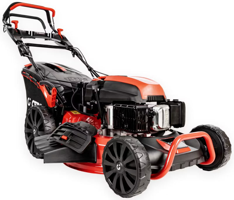 Benzinplæneklipper 53 cm med El-Start og Selvkørende Fremdrift KS53SV-E