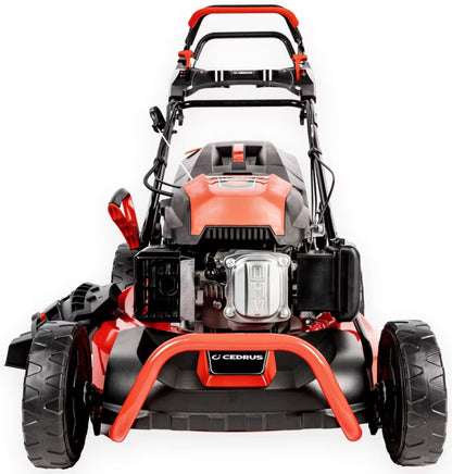 Benzinplæneklipper 53 cm med El-Start og Selvkørende Fremdrift KS53SV-E