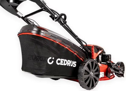 Benzinplæneklipper 53 cm med El-Start og Selvkørende Fremdrift KS53SV-E