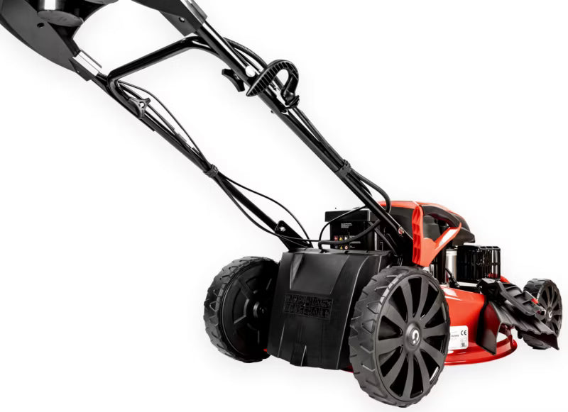 Benzinplæneklipper 53 cm med El-Start og Selvkørende Fremdrift KS53SV-E