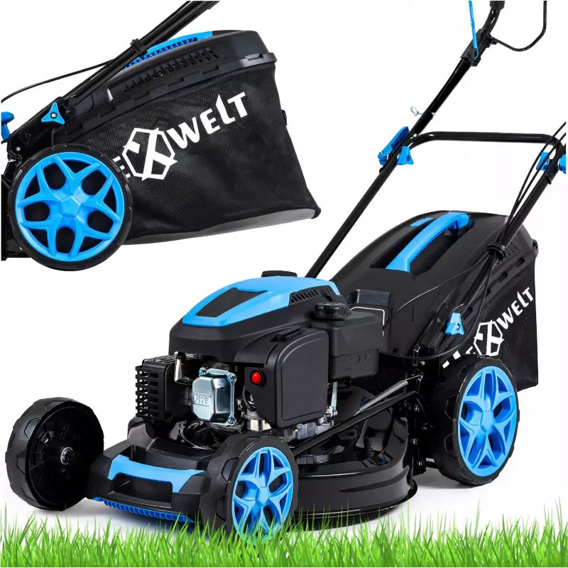 Benzinplæneklipper med Træk 51 cm HW-KS-200