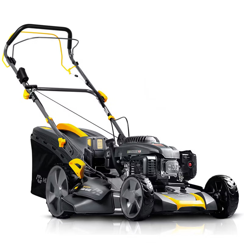 Benzinplæneklipper med Selvtræk og El-Start 56 cm HM-602