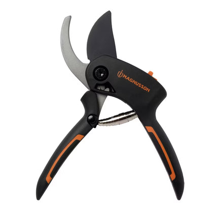 Beskæresaks med Gearing 20,5 cm Sort og Orange