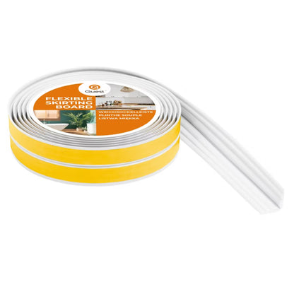 Beskyttelsesliste PVC 40 mm 5 m Hvid Selvklæbende